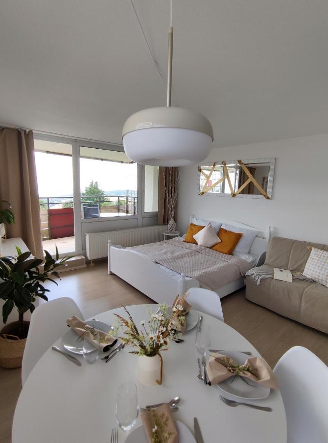 Pools, Sauna Und Balkon Mit Panoramablick Sankt Englmar Esterno foto