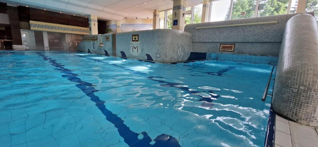 Pools, Sauna Und Balkon Mit Panoramablick Sankt Englmar Esterno foto
